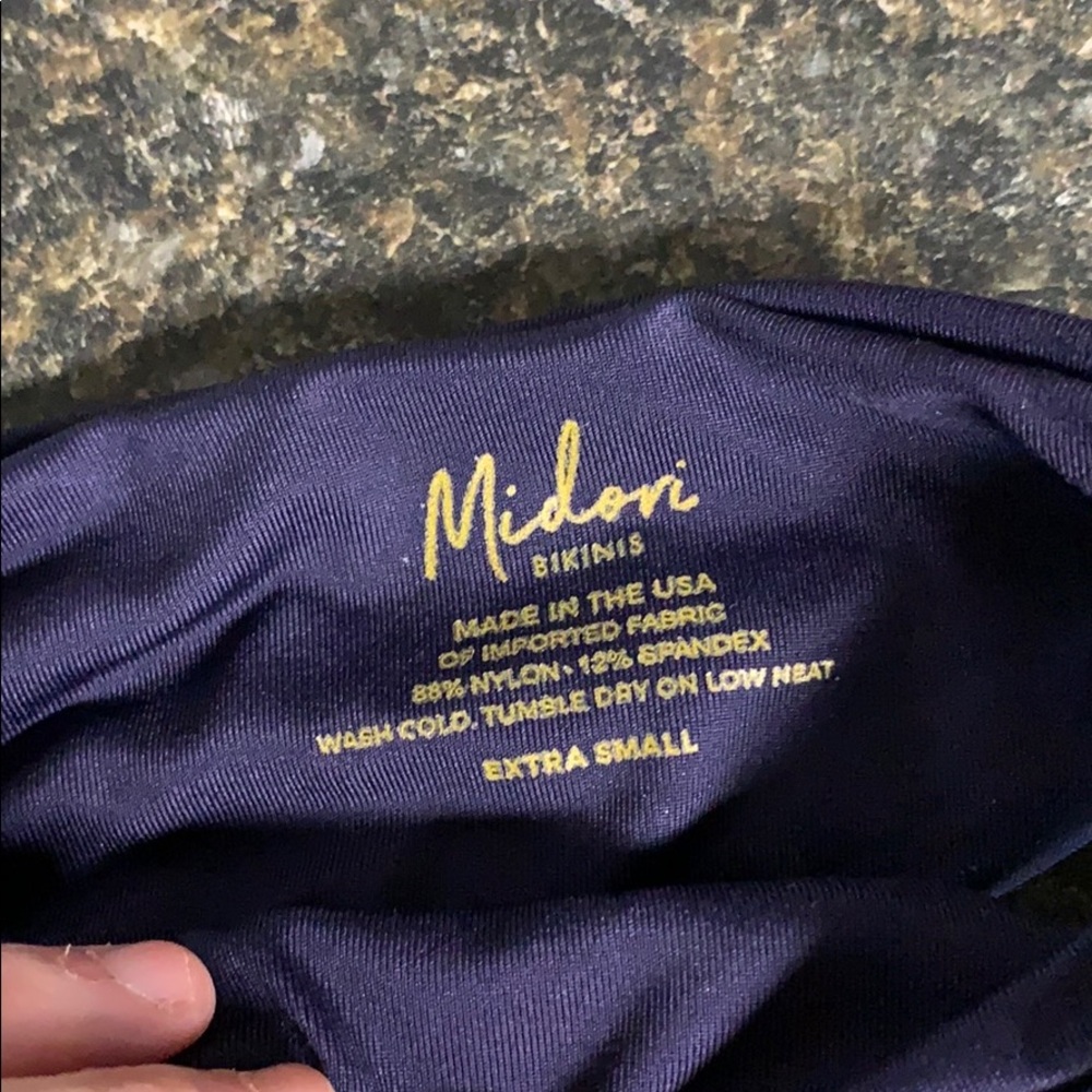 Navy Midori Brayden Bikini Bottoms